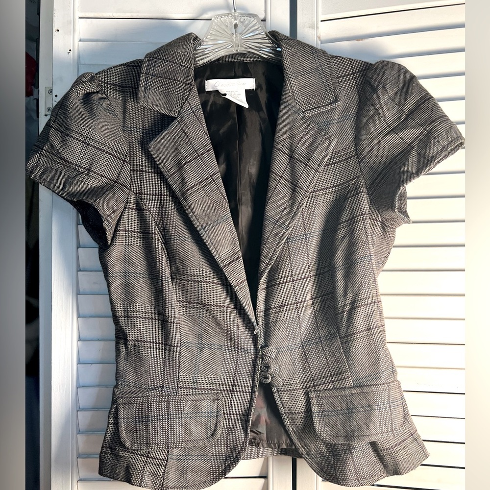 Charlotte Russe Women’s Plaid Vest Size: S